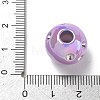 UV Plating Opaque Acrylic European Bead Rhinestone Settings AC-CBA6658-06D-3