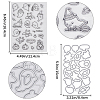 1Pc Halloween Theme PVC Plastic Clear Stamps DIY-CP0008-83-2