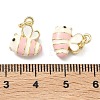 Brass Enamel Charms KK-F933-13G-02-3