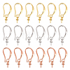 SUPERFINDINGS 18Pairs 3 Colors Brass Earring Hooks KK-FH0002-61-1