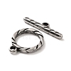 316 Stainless Steel Toggle Clasps STAS-A060-01AS-2