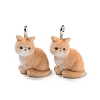 Flocky Acrylic Pendants FIND-A044-01E-1