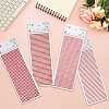 4 Sheets 4 Styles Acrylic Self Adhesive Stickers DIY-GF0014-71C-7