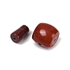 Natural Red Jasper 3 Hole Guru Beads G-F795-F01-01-2