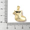 Christmas Brass Enamel Pendants KK-K305-08A-G-3