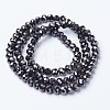Electroplate Transparent Glass Beads Strands LS-EGLA-A034-T2mm-UA08-2