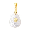 Natural Baroque Keshi Pearl Pendants PALLOY-JF05017-3