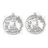 201 Stainless Steel Pendants STAS-I364-02P-1