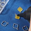 Alloy Open Back Bezel Pendants FIND-WH0111-887P-4