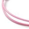 6Pcs 6 Colors Adjustable Waxed Polyester Cord Bracelet Making AJEW-JB01318-02-5