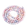 Anti-Tarnish Electroplate Glass Beads Strands EGLA-N027-02A-05-2