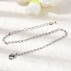 Brass Infinity Link Chain Bracelets for Women BJEW-F531-01P-3