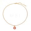 Christmas Zinc Alloy Enamel Pendant Necklaces FS-WG170EE-06-1