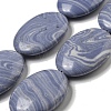 Synthetic Blue Lace Agate Beads Strands G-B071-H02-03-1