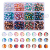 12 Colors Crackle Glass Beads CCG-TA0002-05B-1