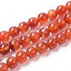 Natural Agate Beads Strands G-I261-B04-8mm-1