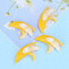 Banana Resin Decoden Cabochons CRES-CJ0001-13-5