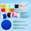   15 Rolls 15 Colors Nylon Chinese Knotting Cord NWIR-PH0002-04-5