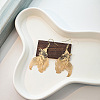 Baking Paint Iron Dangle Earrings WGA271E-01-1