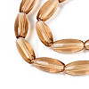 Transparent Glass Beads Strands LS-GLAA-T028-15T-02-3