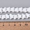 Opaque Glass Beads Strands GLAA-N073-01A-4
