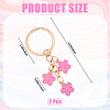 Zinc Alloy Keychain KEYC-WH20004-10B-2