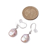 Natural Pearl Dangle Earrings EJEW-P286-34P-3