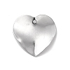 Non-Tarnish 201 Stainless Steel Pendants STAS-G296-08P-2