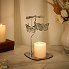 430 and 201 Stainless Steel Rotating Candlestick Tealight Candle Holder DJEW-WH0039-21P-5