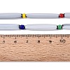Handmade Millefiori Glass Lampwork Strip Beads Strands LA-N047-01I-4