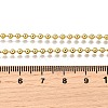 Brass Ball Chain Necklaces NJEW-M108-13G-3