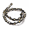 Handmade Millefiori Glass Flat Round Bead Strands X-LK-P011-20-3