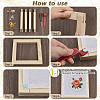 Wooden Stretcher Bar for Needlework TOOL-WH0059-090-3