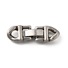 304 Stainless Steel Fold Over Clasps STAS-M119-05P-02-1