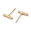 Brass Stud Earrings for Women Men KK-C028-23G-2
