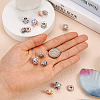  14Pcs 7 Style Zinc Alloy Rhinestone Beads ALRI-PJ0001-01-12