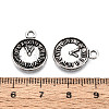 Tibetan Style Alloy Pendants TIBEP-T053-15AS-3