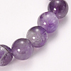 Natural Amethyst Beaded Stretch Bracelets BJEW-Q692-56-8mm-2