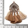 Bohemia Polyester Tassel Big Pendants FIND-B058-01R-3