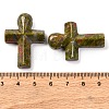 Natural Unakite Pendants G-B122-02E-3
