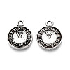 Tibetan Style Alloy Pendants TIBEP-T053-15AS-1