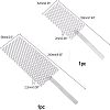 2Pcs 2 Style Platinized Titanium Anode Rhodium Jewelry Plating Tool Mesh TOOL-FH0001-40-5