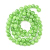Natural Mashan Jade Round Beads Strands X-G-D263-6mm-XS17-3