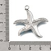 304 Stainless Steel Pendants STAS-N108-101P-4