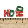 Christmas Themes Alloy Enamel Pendants ENAM-Z023-01G-05-3