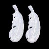 Acrylic Imitation Shell Pendants OACR-P039-06A-1