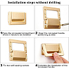 Alloy Embedded Sliding Concealed Cabinet Drawer Handles DIY-WH0304-143B-4