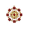 304 Stainless Steel Enamel Pendants STAS-OY014-38G-1