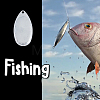 60Pcs 10 Style Teardrop & Horse Eye & Oval Iron Fishing Lures DIY-FH0005-25-4