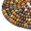 Natural Ocean Jasper Beads Strands G-P575-A36-8x5mm-3